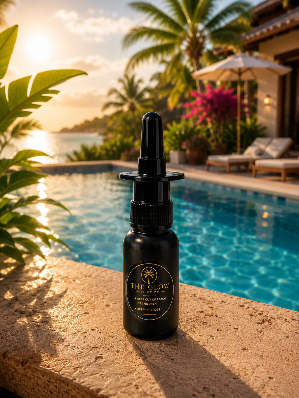 The Glow Theory Double Strength Tanning Nose Spray